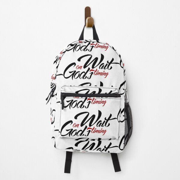 Item preview, Wait On God's Timing hand drawing lettering illustration designed and sold by ZalinaKadyrova.