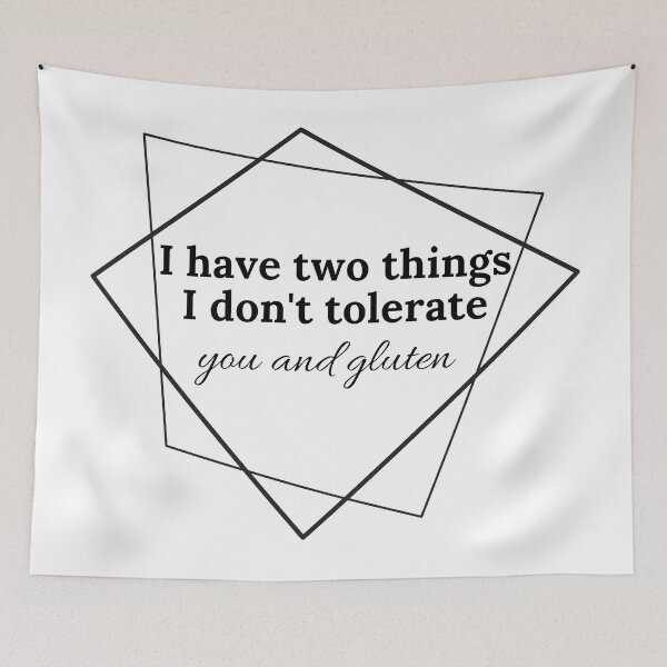 Item preview, Gluten Intolerant funny sassy designed and sold by GlutenFreeTee.