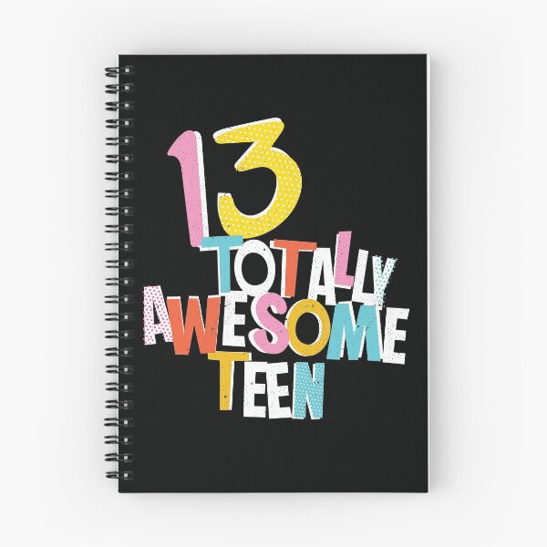 Item preview, 13 Totally Awesome Teen, new teenager birthday, fun teenager tee designed and sold by SleeplessLady.