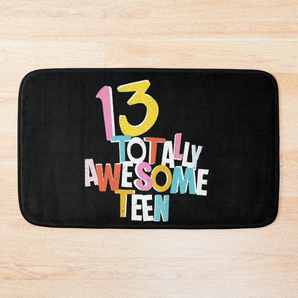 Item preview, 13 Totally Awesome Teen, new teenager birthday, fun teenager tee designed and sold by SleeplessLady.