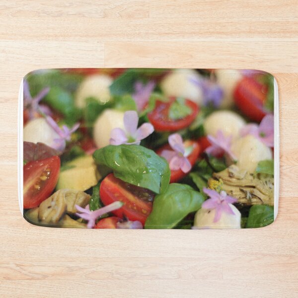 Item preview, Tomato, mozzarella, basil and avocado salad designed and sold by wineandwords.
