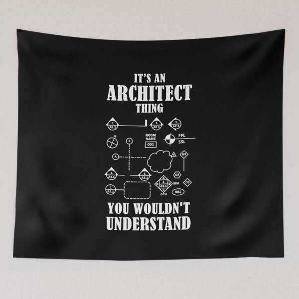 Item preview, It's an Architect Thing - White designed and sold by The Architect Shop.