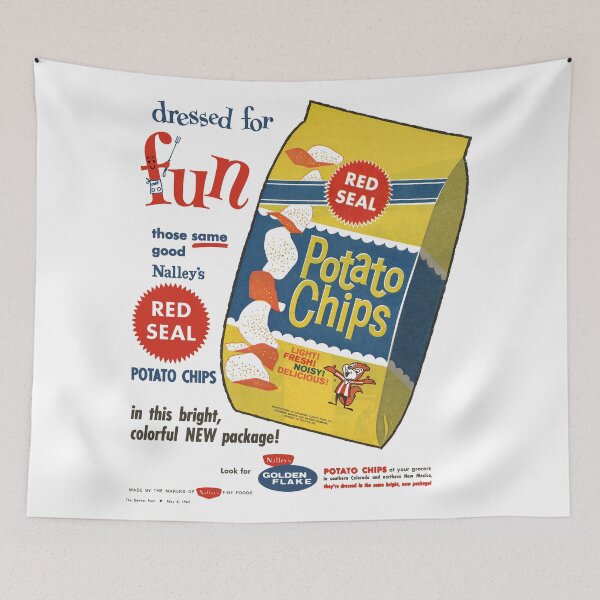 Item preview, POTATO CHIPS - ADVERT designed and sold by ThrowbackAds.