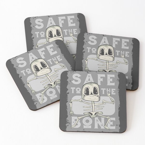 Item preview, Safe to the Bone | Funny Quarantine Halloween designed and sold by SLAG-Creative.