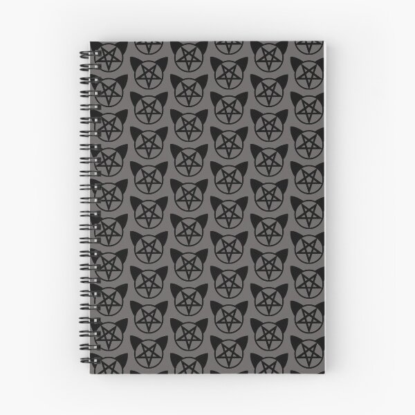 Item preview, Pentagram cat black with gray designed and sold by tada-leipzig.
