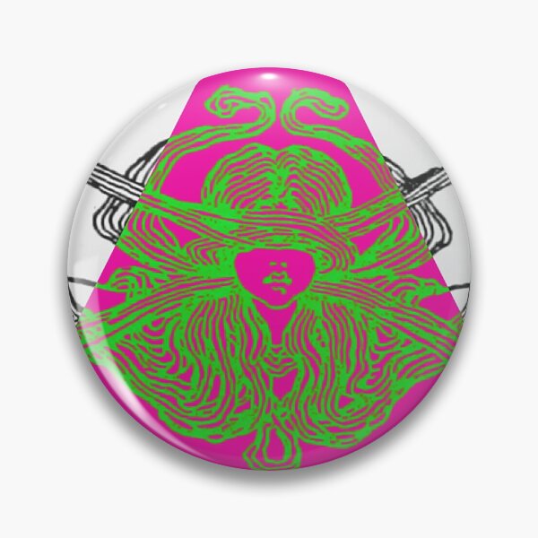 Item preview, Pink and White Interlocked Female Heads designed and sold by ArtbyJeanClaude.