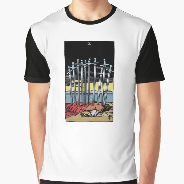 Ten of Swords tarot card Graphic T-Shirt