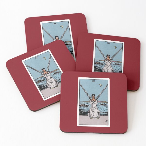 Item preview, Two of Swords tarot card designed and sold by Blondshell.