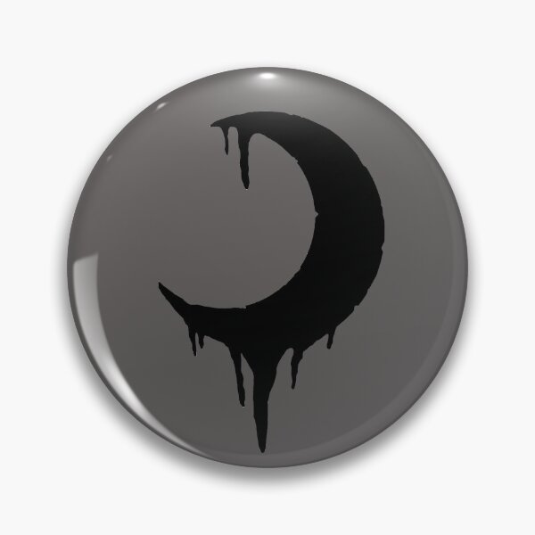 Item preview, Moon dripping black with gray designed and sold by tada-leipzig.