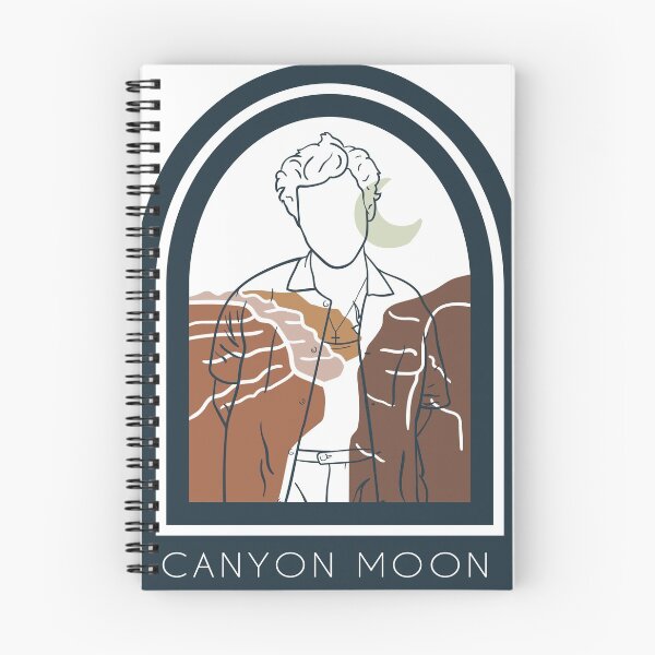 Item preview, Canyon Moon Sticker designed and sold by devincoombs.