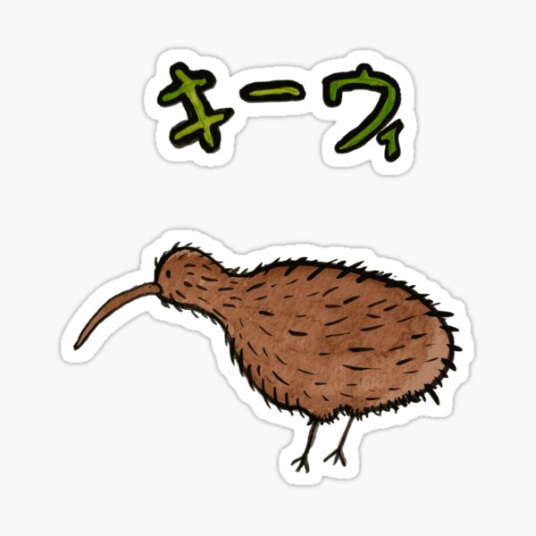 コエ　ザ　キーウィ　Koe the Kiwi  Sticker