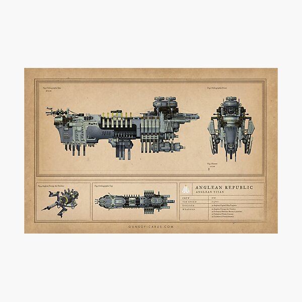 Guns of Icarus Anglean Boss Poster Photographic Print