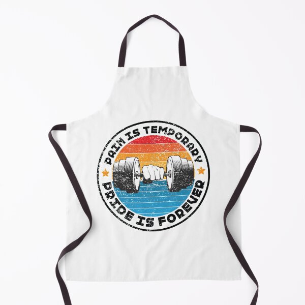 Item preview, Pain is temporary but pride is forever funny gym motivation designed and sold by TheMattDesigns.