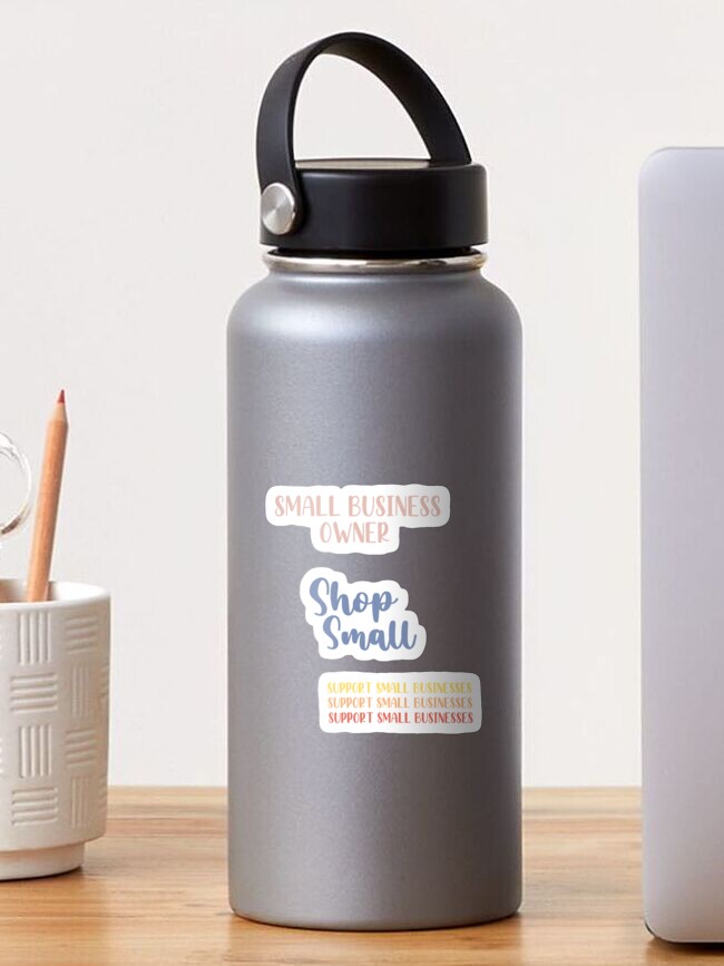 Thumbnail 1 of 3, Sticker, Small Business  owner designed and sold by moandthejuice.