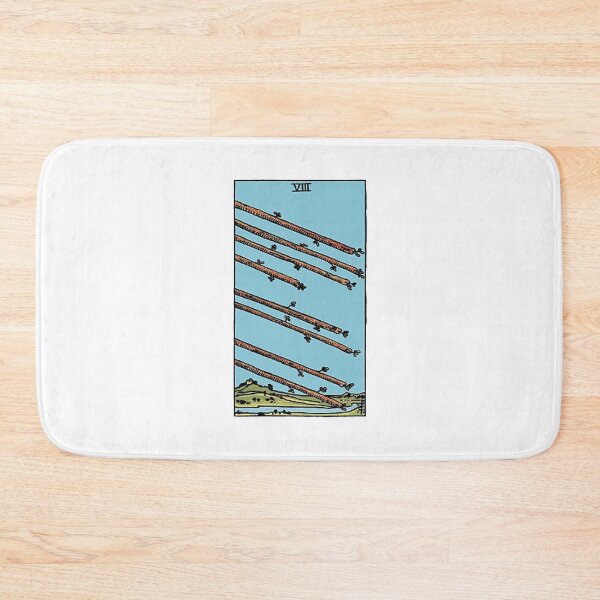 Item preview, Eight of Wands tarot card designed and sold by Blondshell.