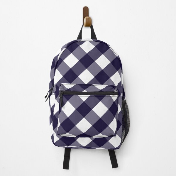 Item preview, Rich Blue and White Check Gingham Plaid designed and sold by SqueakyRicardo.