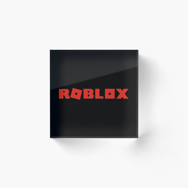 Roblox Logo Acrylic Block By Zest Art Redbubble - block it roblox
