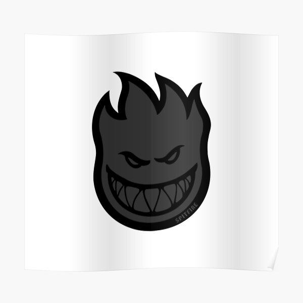 Spitfire Wheels Black Out Poster