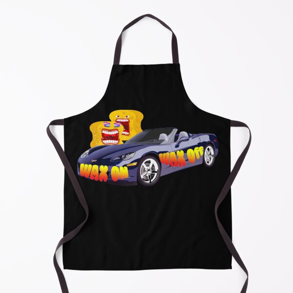 Item preview, Karate Kid Mr Miyagi Quote Wax On Wax Off Blue Car  - Fun Cool Design designed and sold by bobla25.
