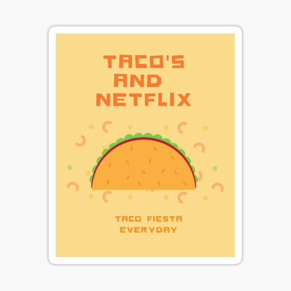 Artikel-Vorschau von Ästhetische "Taco" und Netlfix ". Kunstwerk, designt und verkauft von The Lord's Love Line.