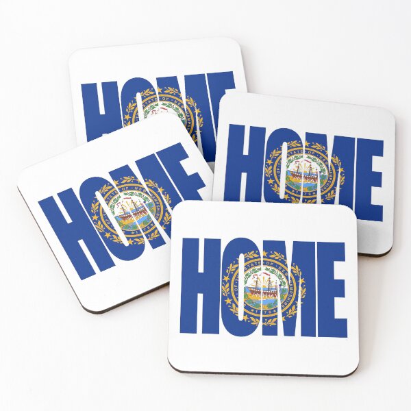 Item preview, New Hampshire Home - State Flag designed and sold by DonDota.