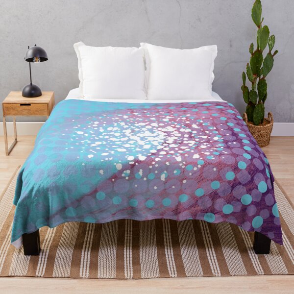 Item preview, Blue Ocean Waves Mandala Polkadot Abstract Ombre Energy Waves Modern Rainbow Vibes Aesthetic Designs Yoga designed and sold by Cymphonyskar.