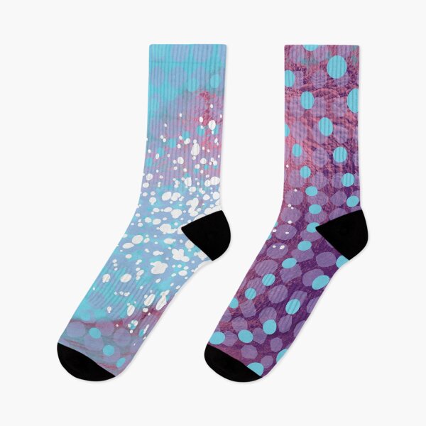Item preview, Blue Ocean Waves Mandala Polkadot Abstract Ombre Energy Waves  Modern Rainbow Vibes Aesthetic Designs Yoga designed and sold by Cymphonyskar.