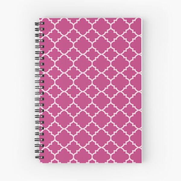Item preview, Cerise Moroccan Quatrefoil designed and sold by ColorObsession.
