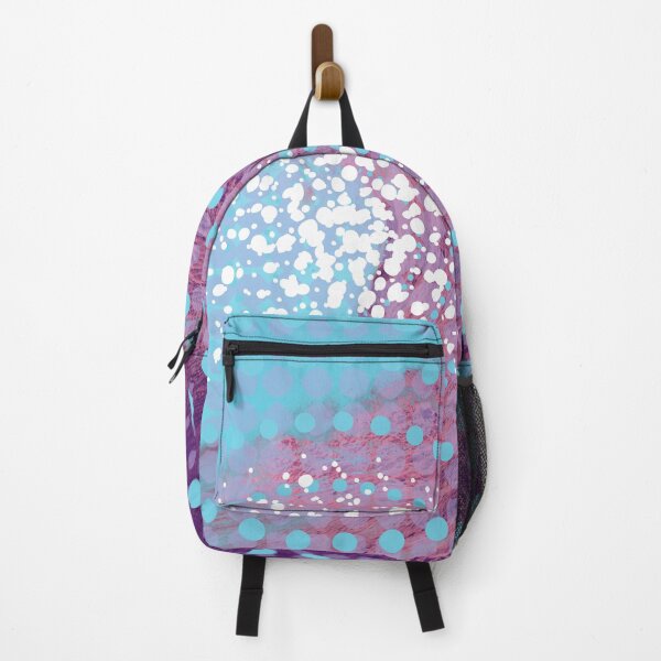 Item preview, Blue Ocean Waves Mandala Polkadot Abstract Ombre Energy Waves  Modern Rainbow Vibes Aesthetic Designs Yoga designed and sold by Cymphonyskar.