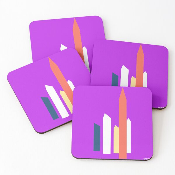Item preview, deep purple Luis barragan architect, the satellite towers in Mexico designed and sold by jorgelebeau.