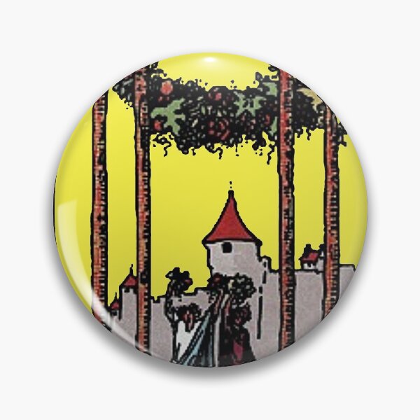 Item preview, Four of Wands tarot card designed and sold by Blondshell.