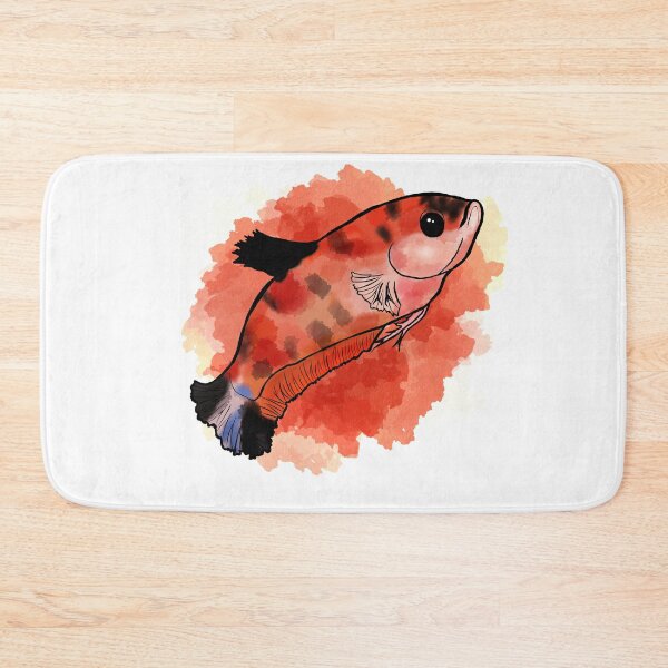 Item preview, Watercolour - Female betta designed and sold by -abigaeljean-.