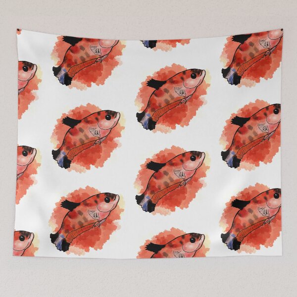 Item preview, Watercolour - Female betta designed and sold by -abigaeljean-.