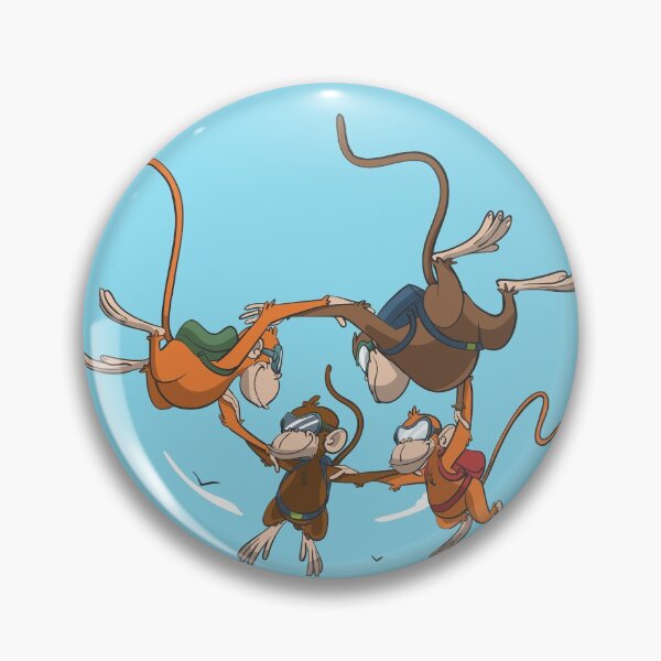 Item preview, Parachutist 4er formation designed and sold by Monkey Ful.
