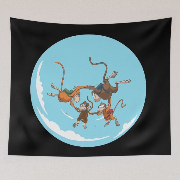 Item preview, Parachutist 4er formation designed and sold by Monkey Ful.