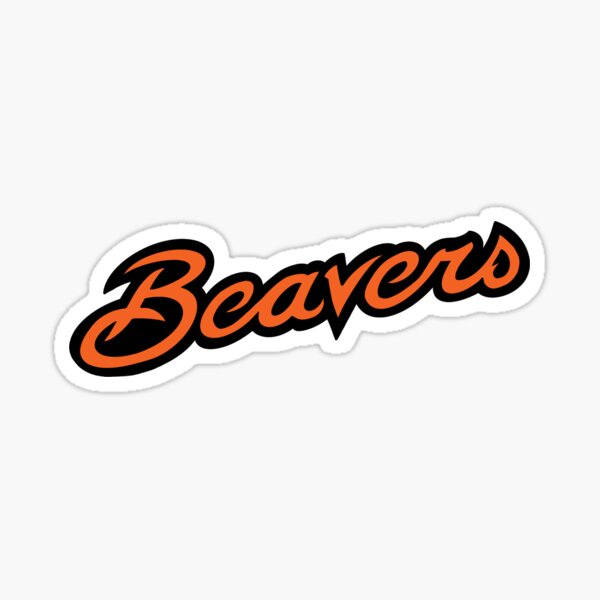 NCAA Oregon State Beavers Alternate 4 x 9 Double Up Die-Cut Sticker