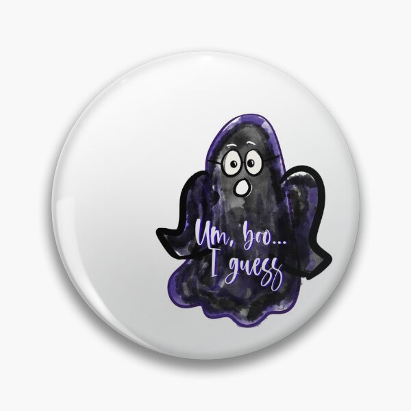 Item preview, Shrugging ghost designed and sold by Amy DiNovo.
