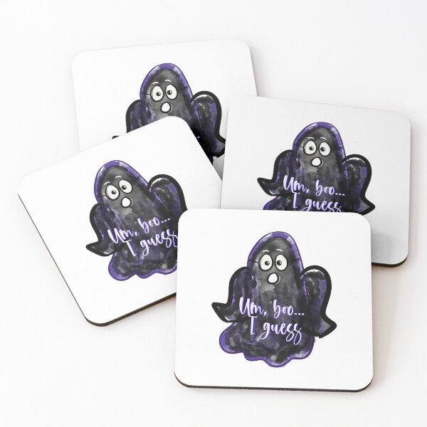 Item preview, Shrugging ghost designed and sold by Amy DiNovo.