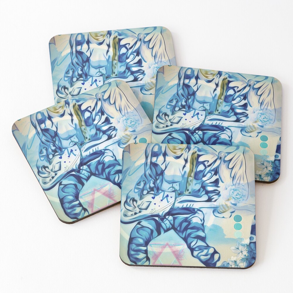 Item preview, Coasters (Set of 4) designed and sold by jadenkaiart.