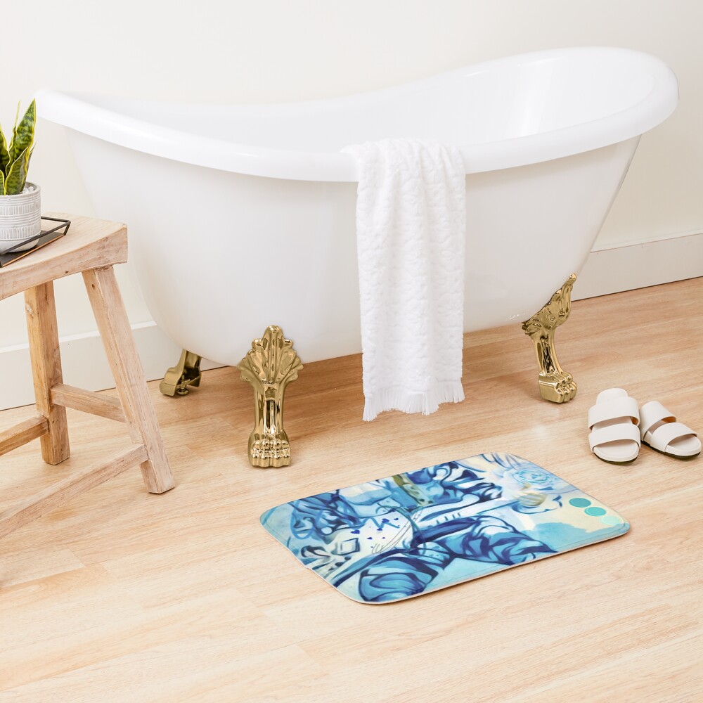 Item preview, Bath Mat designed and sold by jadenkaiart.