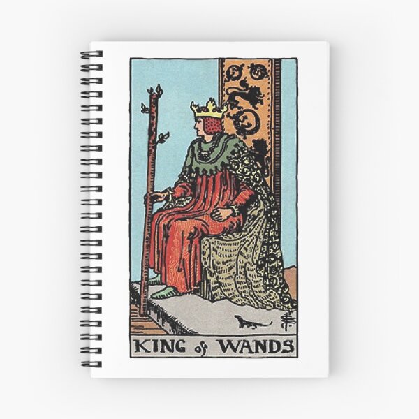 Item preview, King of Wands tarot card designed and sold by Blondshell.