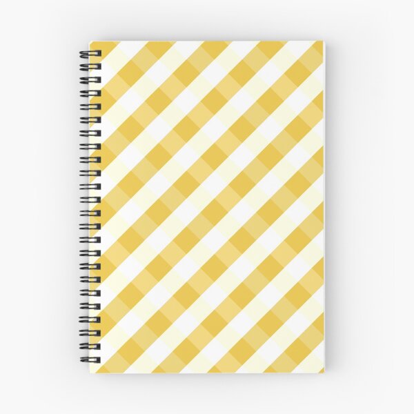 Item preview, Mustard Yellow and White Check Gingham Plaid designed and sold by SqueakyRicardo.