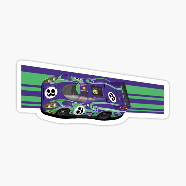 Porsche 917 Psychedelic Martini Racing Sticker