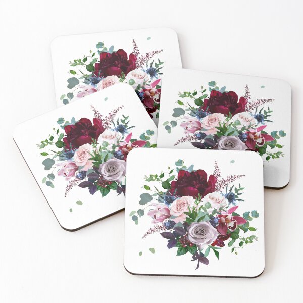 Item preview, Luxury fall flowers vector bouquet designed and sold by lavendertime.