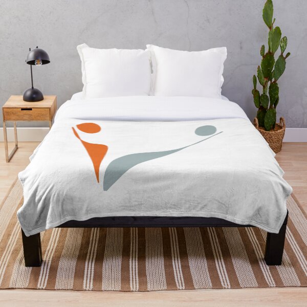 Item preview, Serie digital Daff60 - 2 personas relajantes - naranja y gris designed and sold by David Hierons.