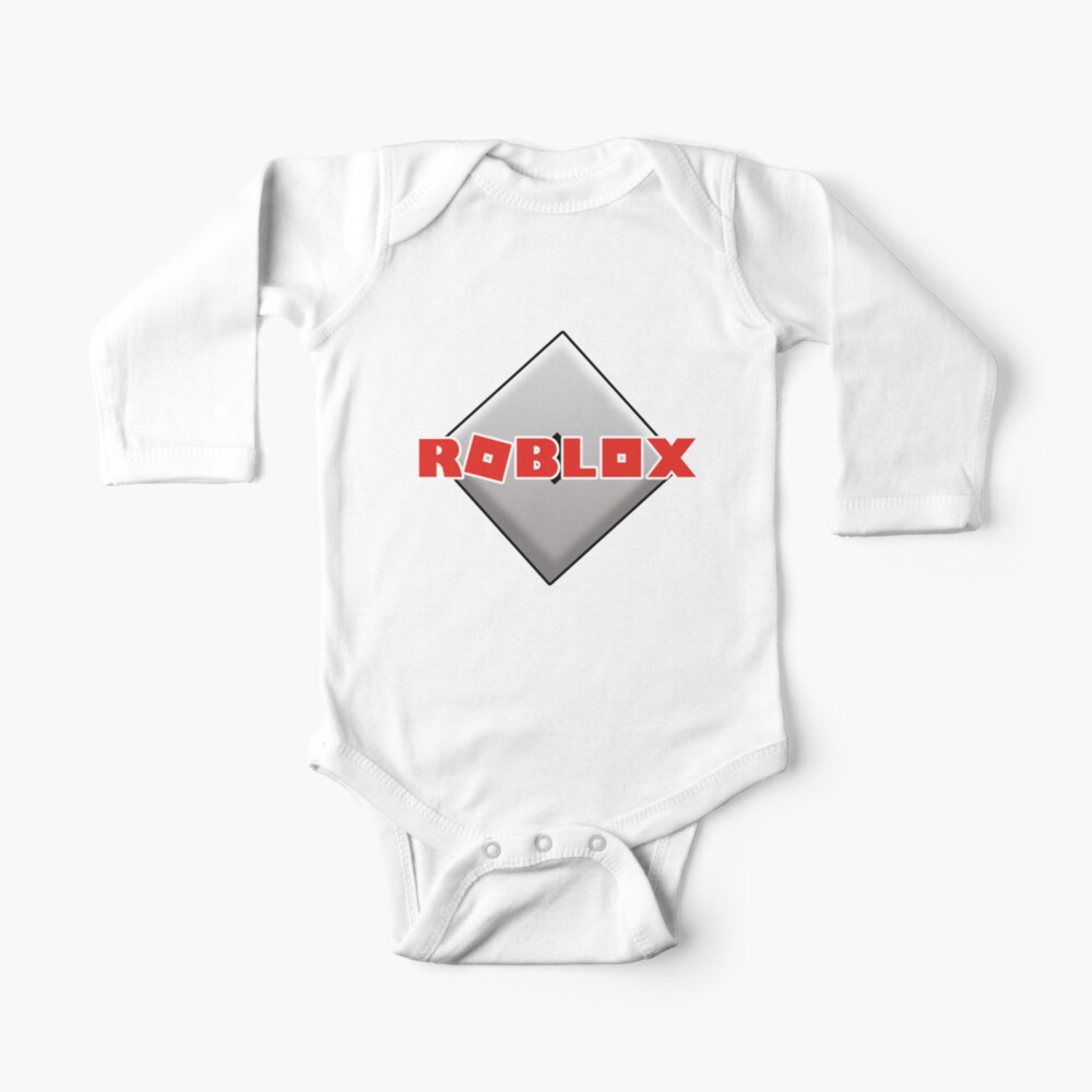 Roblox Logo Baby One Piece By Zest Art Redbubble - roblox logo is grey