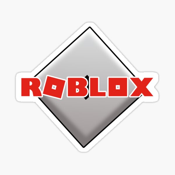 Roblox Logo Sticker By Zest Art Redbubble - why roblox logo is gray
