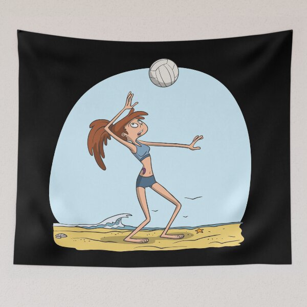 Item preview, Beach volleyball serve designed and sold by Monkey Ful.