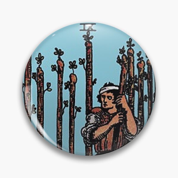 Artikelvorschau, Nine of Wands Tarotkarte entworfen und verkauft von Blondshell.