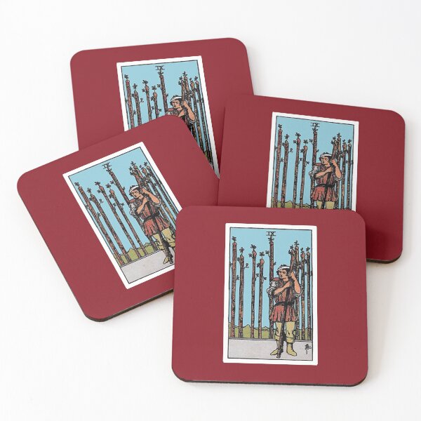 Item preview, Nine of Wands tarot card designed and sold by Blondshell.